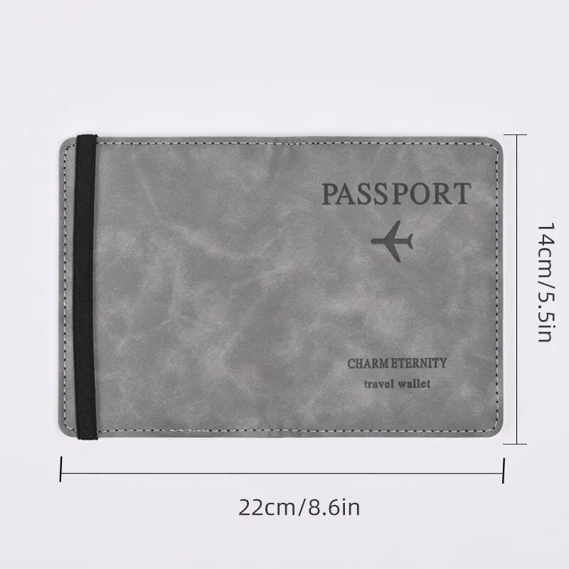 Men PU Leather Wallet Travel P - Travel Accessories Passport Holder avis et prix