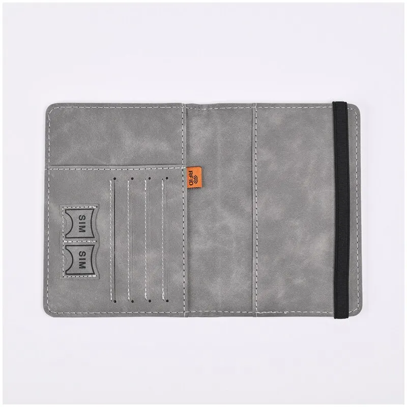 Men PU Leather Wallet Travel P - Travel Accessories Passport Holder avis et prix