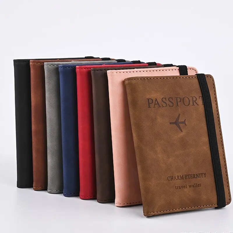 Men PU Leather Wallet Travel P - Travel Accessories Passport Holder avis et prix