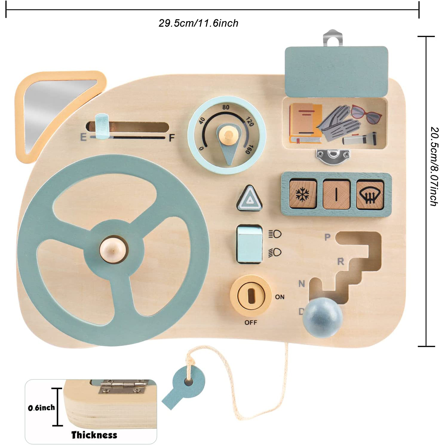 Montessori Toy Steering Wheel  - Travel Accessories Toddler avis et prix