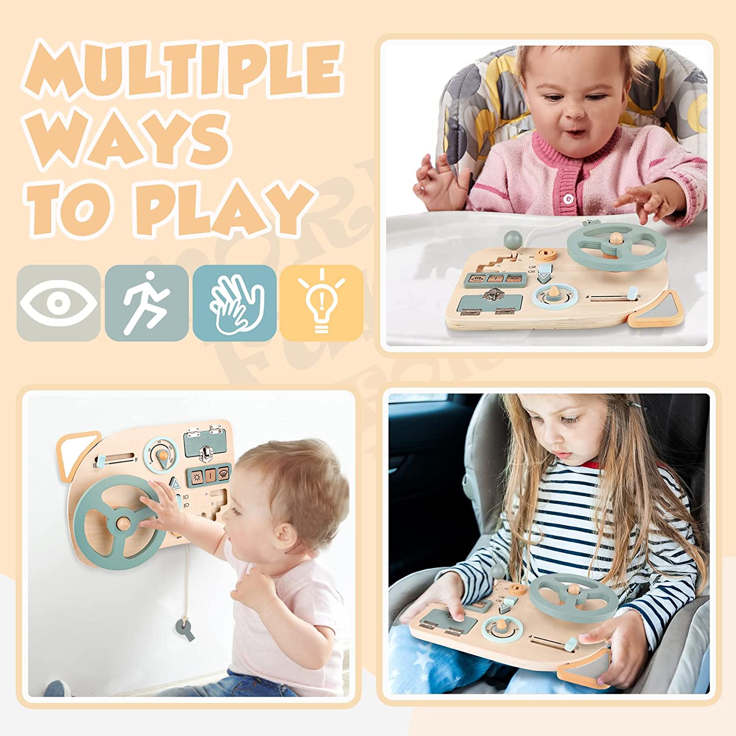Montessori Toy Steering Wheel  - Travel Accessories Toddler avis et prix